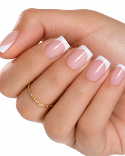 Nude nail polish set for spring nails