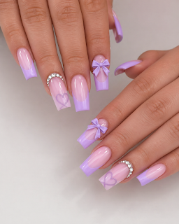 Nude nail polish set for spring nails